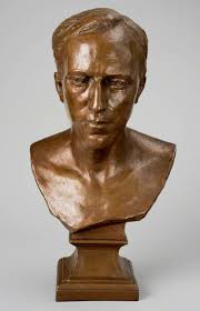Who sculpted this bust of Cecil Sharp (1859–1924)?