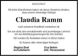 Claudia Ramm-nach schwerer Kra | Nordkurier Anzeigen - 005902209301