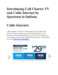 Ppt Introducing Call Charter Tv And Cable Internet By