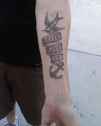 Maybe you would like to learn more about one of these? Never Give Up Quotes Tattoos Quotesgram