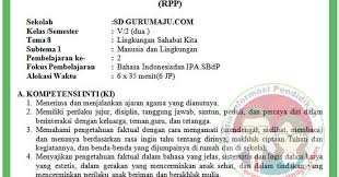 Maybe you would like to learn more about one of these? Rpp Kelas 5 Tema 8 Kurikulum 2013 Revisi 2017 Guru Maju