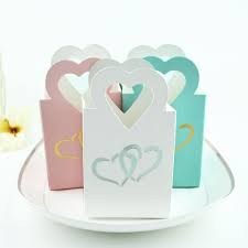 Modern Cute Sweet Heart To Heart Love Nice Wedding Gift Bags Gift Party Supplies Heart Candy Gifts Candy Gift Box Gift Tea
