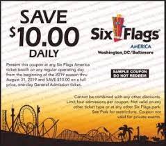 The Best Six Flags Coupons 2021 Printable And Online Coupon Codes Discounts Six Flags Six Flags Over Texas Online Coupons Codes