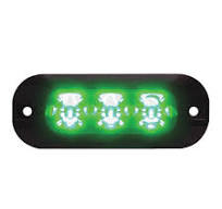 XTP Single, 3 LED Light, 12/24VDC, Green