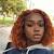 Copper Orange Hair On Dark Skin