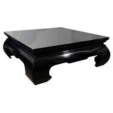 Black Low Coffee Table Mid Century Black Lacquered Asian Inspired Coffee Table Nyshowplace Asian Coffee Table Coffee Table Coffee Table With Stools