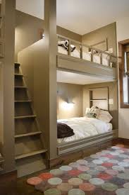 While bunk beds have forever been a kids' dream, designers are currently obsessed with bunk rooms. 27 Fantastic Built In Bunk Bed Ideas For Kids Room From A Fairy Tales Home New Homes Bunk Beds Built In