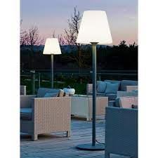 This hampton bay modern solar lantern isthis hampton bay modern solar lantern is made of durable uv protected plastic and painted metal handle. Akaa Outdoor Floor Lamp Corded Artkalia Touch Of Modern