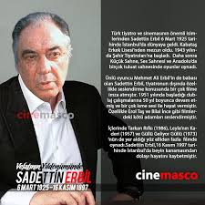 Check spelling or type a new query. Cinemasco V Twitter Vefatinin Yildonumunde Turk Sinema Ve Tiyatrosunun Onemli Isimlerinden Sadettin Erbil I Saygi Ve Rahmetle Anar Tedavisi Halen Surmekte Olan Oglu Unlu Showman Mehmet Ali Erbil E De Acil Sifalar Dileriz