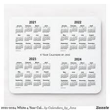 Free printable calendar 2021 template are available here in blank & editable format. 2021 2024 Calendar 2022 Year Calendar Yearly Printable Ubud Rade