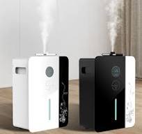 Commercial Touch Screen Essential Oil Diffuser HVAC Connection Waterless  Feature Hotels 1-Year Warranty Electric Power US Metal