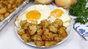 Easy Breakfast Potatoes Crispy On The Outside Fluffy On The Inside Recipe Breakfast Potatoes Easy Potato Breakfast Recipes Recipes Breakfast Video