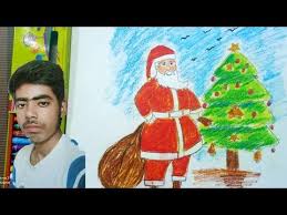 See more ideas about christmas tree drawing, tree drawing, christmas tree. How To Draw Santa Claus With Christmas Tree Step By Step Howtodrawsantaclaus Youtube How To Draw Santa How To Draw Santa Claus Draw Santa Claus