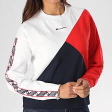 Accueil femme vêtements pulls pulls | champion femme sweat à logo rouge. Ø§Ù†Ù‡ÙŠØ§Ø± ØªÙ„Ø·ÙŠØ® Ø¨Ù†Ø§Ø¡ Ø¹Ù„Ù‰ Champion Pull Bleu Blanc Rouge Cedarmantel Com