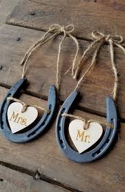 Wedding Chair Signs Horseshoe Wedding Decor Mr And Mrs Signs Horseshoe Wedding Decor Rustic Wedding Barn Wedding Wedding Horseshoes Horseshoe Wedding Decorations Wedding Chair Signs