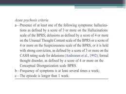 Attenuated Psychosis Syndrome At Risk Mental State And Ultra High Ri