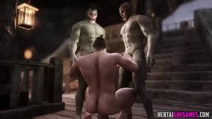 3d gay pirate fucked by big penis orcs