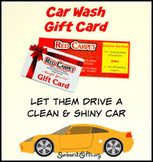 Share the gift of shine with friends and family. Let Them Drive A Clean Shiny Car Car Wash Gift Card Thoughtful Gifts Sunburst Giftsthoughtful Gifts Sunburst Gifts