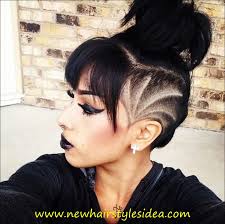 You can opt for the shaved hairstyle on any kinds of haircuts or hair lengths. Undercut Hair Tattoo Designs Female Novocom Top