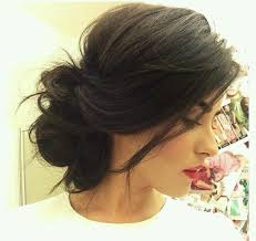 Modern Updo Hair Messy Wedding Hair Medium Hair Styles Side Bun Hairstyles