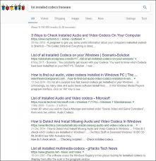 But be cautious and choose carefully, for wrong codec pack or free ones with virus may cause serious playback note: Video Codec Installed How To Find Out Windows 10 Forums