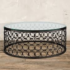 Naomi 48 Coffee Table In Oil Rubbed Bronze 2 599 Liked On Polyvore Featuring Home Furnitur Glass Top Accent Table Glass Top Coffee Table Glass Top Table