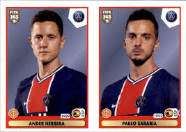 Cuenta oficial jugador del @psg y @sefutbol tiktok: Panini Fifa 365 2021 Sticker 305 Ander Herrera Pablo Sarabia 1 21 Fifa Julian Draxler Panini