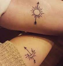 Like The Moon And The Sun Sistertattoos Tattoos Tattoo Sister Family Follow Us On Pinterest Small Best Friend Tattoos Sister Tattoos Brother Sister Tattoo