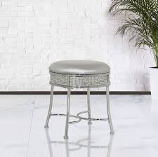 hampton oldfield metal vanity stool