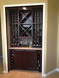 custom kitchen wine cabinet modern