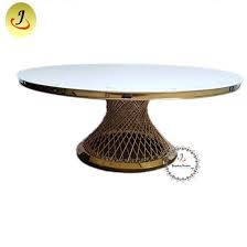 Check spelling or type a new query. China Round Hollow Out Stainless Steel Stand Dining Table For Wedding Banquet Event China Stainless Steel Table Gold Stainless Steel Table