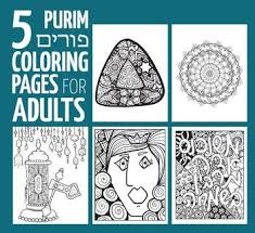 Clown coloring pages for adults at 6. Purim Coloring Pages For Teens Adults By Moms And Crafters Tpt