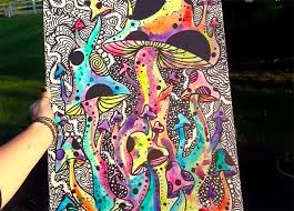 Slideshow preview of featured trippy paintings & drawings Stoner Easy Trippy Paintings Ideas Stoners Rotation