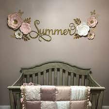 Nursery Name Sign Baby Name Sign Wooden Name Sign Baby Crib Etsy Nursery Name Decor Baby Name Signs Nursery Signs