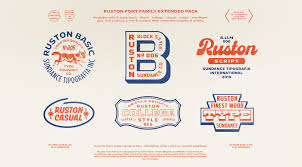 12 fantastic font families from fresh pressed fonts. Ruston Font Family On Behance