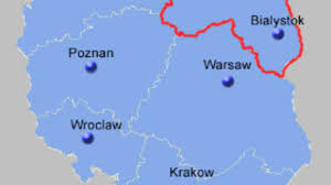 Create your own custom map of europe. North East Poland Map Poland Guide
