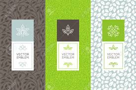 Vector Set Of Packaging Design Templates Seamless Patterns And Royalty Free Cliparts Vectors And Stock Illustration Image 61903682