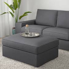 הדום עם אחסון kivik in 2020 storage footstool storage ottoman ikea kivik