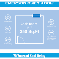This booklet identifies the parts in models eqk 1100 and eok 1350. Emerson Quiet Kool 8 000 Btu 115v Smart Through The Wall Air Conditioner With Remote Wi Fi And Voice Control Eatc08rse1t