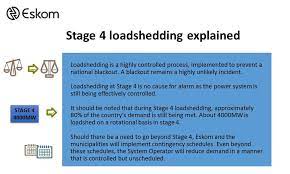 Stage 4 load shedding from 2pm. Explainer Stage 4 Load Shedding And How It Affects You Enca