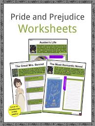 Pride And Prejudice Facts Worksheets In 2020 Pride And Prejudice Prejudice Pride