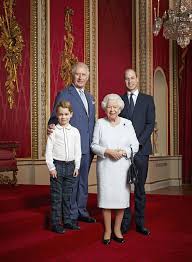 Książę william w filmie dokumentalnym księżna diana: The Queen And Heirs Charles William And George In Family Picture For New Year Royal News Express Co Uk