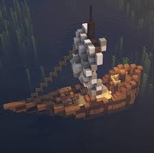 How to make a boat out of wood in minecraft? First Ever Boat I Ve Designed And Built What Do You Think About It Follow Randombuilderi Minecraft Amazing Minecraft Minecraft Ships