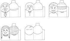 Family Finger Puppets Coloring Pages Finger Family Family Coloring Pages Finger Puppets