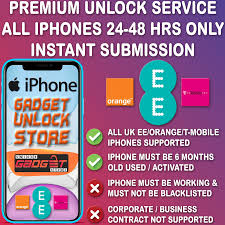 Settings > network & internet > mobile network > advanced > network unlock. Iphone Ee Orange T Mobile Uk Unlocking Gadget Unlock Store