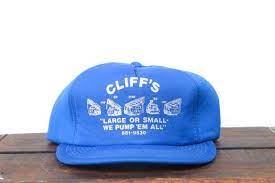 Trucker Hat Vintage Snapback Hat Baseball Cap Cliff S Etsy Hats Vintage Cool Hats How To Wash Hats