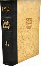 In lateinschrift, widmungsblatt wurde entfernt, mit stadtwappen preußischer adler, blauschnitt an der kopfseite. Mein Kampf Von Adolf Hitler Hochzeits Ausgabe Zv 1939 781 S Portraitbild Hldr Dkl Blauer