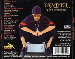 Andy martínez me dio la idea. Caratula Trasera De Yandel Quien Contra Mi Portada