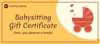 Download any certificate and fill it with your details then print it. Online Babysitting Gift Certificate Template Fotor Design Maker