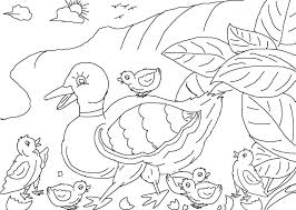It just becomes ugly if you don't use it where you're supposed to. The Ugly Duckling Coloring Page Coloring Home